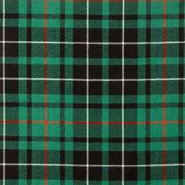 MacAuley Hunting Ancient Heavy Weight Tartan Fabric-Front