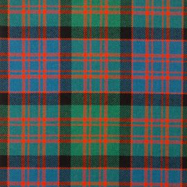 MacDonald Clan Ancient Heavy Weight Tartan Fabric-Front