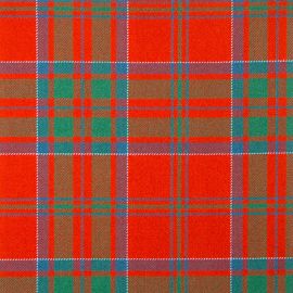 MacDonald (or MacDonnell) of Keppoch Ancient Heavy Weight Tartan Fabric-Front