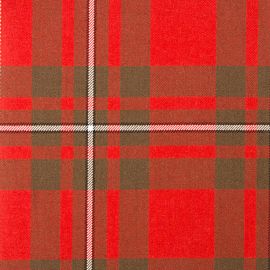 MacGregor Weathered Heavy Weight Tartan Fabric-Front