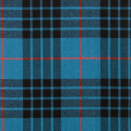 MacKay Blue Ancient Heavy Weight Tartan Fabric-Front