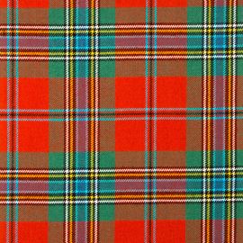 MacLean of Duart Ancient Heavy Weight Tartan Fabric-Front