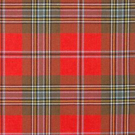 MacLean of Duart Weathered Heavy Weight Tartan Fabric-Front