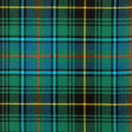 MacInnes Hunting Ancient Heavy Weight Tartan Fabric-Front