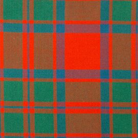 MacIntosh Clan Ancient Heavy Weight Tartan Fabric-Front