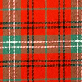 Morrison Red Ancient Heavy Weight Tartan Fabric-Front