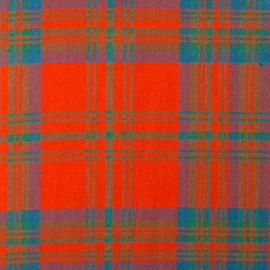 Matheson Red Ancient Heavy Weight Tartan Fabric-Front