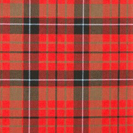 Nicolson Weathered Heavy Weight Tartan Fabric-Front