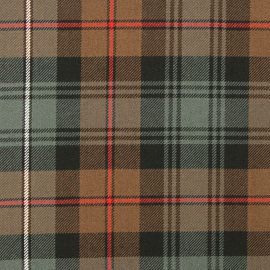 Robertson Hunting Weathered Heavy Weight Tartan Fabric-Front