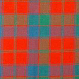 Robertson Red Ancient Heavy Weight Tartan Fabric-Front