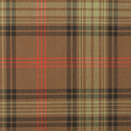 Ross Hunting Weathered Heavy Weight Tartan Fabric-Front