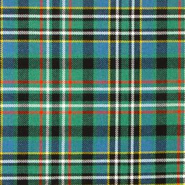 Scott Green Ancient Heavy Weight Tartan Fabric-Front