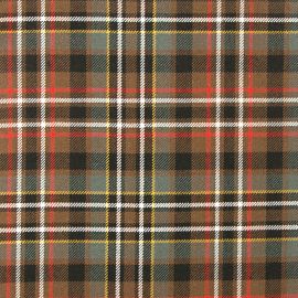 Scott Green Weathered Heavy Weight Tartan Fabric-Front