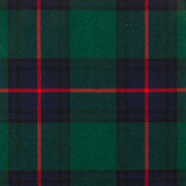 Shaw Green Modern Heavy Weight Tartan Fabric-Front