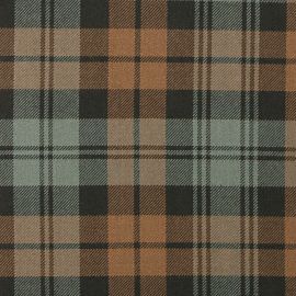 Sutherland Hunting Weathered Heavy Weight Tartan Fabric-Front