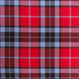 Thompson Red Modern Heavy Weight Tartan Fabric-Front