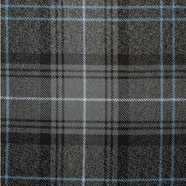 Highland Granite Blue Heavy Weight Tartan Fabric