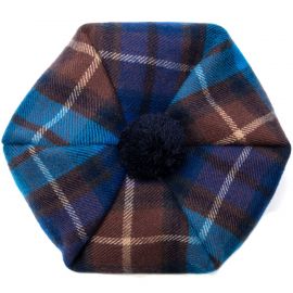 Buchanan Blue Brushed Wool Tam - Above