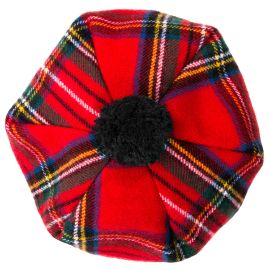 Royal Stewart Modern Tartan Brushed Wool Tam