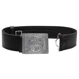 Triskell Buckle in Pewter & Belt