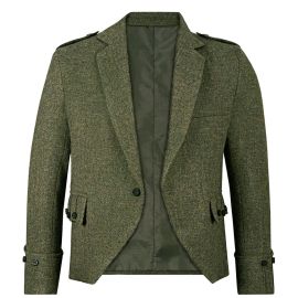 Beaters Green Shetland Tweed Argyll Kilt Jacket