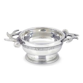 Quaich with Stag Antler Design 