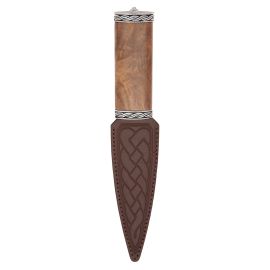 Torridon Red Shisham Sgian Dubh with Plain Top 