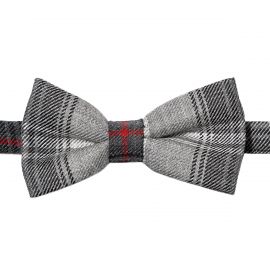 Lochcarron Graphite Tartan Bow Tie
