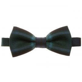 Graham of Menteith Modern Tartan Mens Wool Bow Tie - Front View