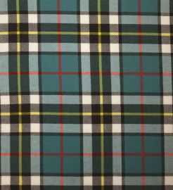 Thompson Blue Modern Medium Weight Tartan Fabric