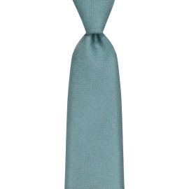 Blue Weathered Plain Coloured Wool Tie