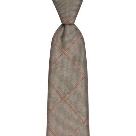 Oban Estate Check Wool Tie