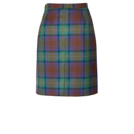 Laura Skirt - Ladies Tartan Straight Skirt - Front