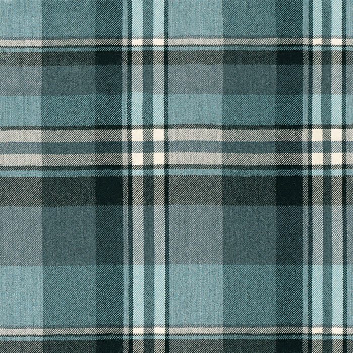 Grey & Navy Plaid Lightweight Fabric Sample