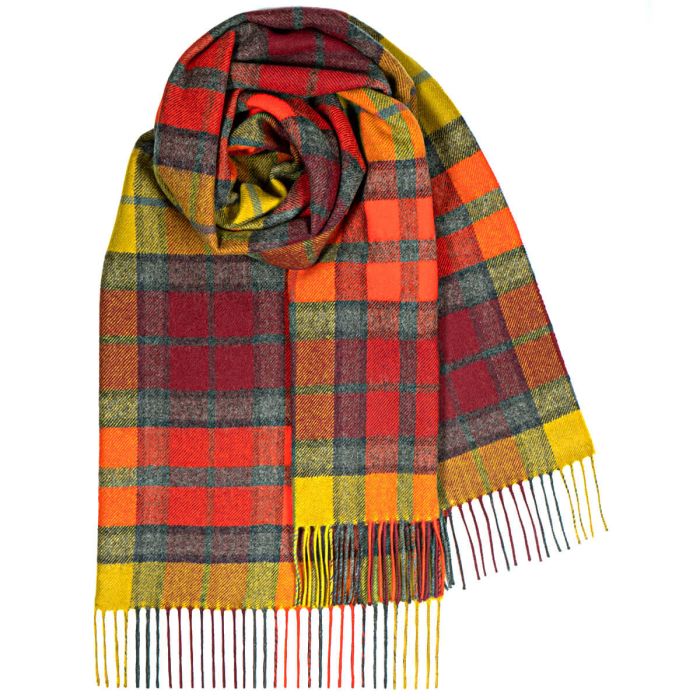 Bobbie Buchanan Berry Tartan Lambswool Stole