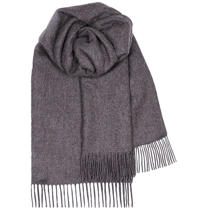 Bobbie Charcoal Lambswool Stole
