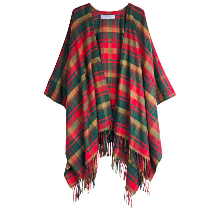 Alice Maple Leaf Canadian Tartan Lambswool Serape