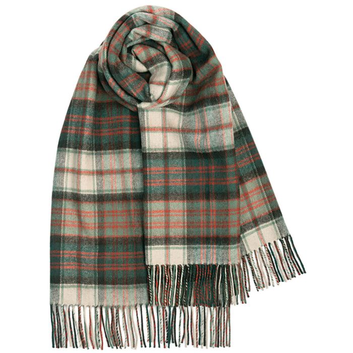 Bobbie MacDonald Dress Weathered Tartan Lambswool Stole