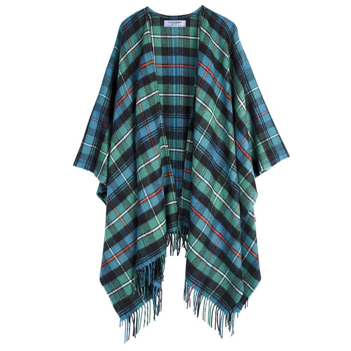 Alice MacKenzie Ancient Tartan Lambswool Serape