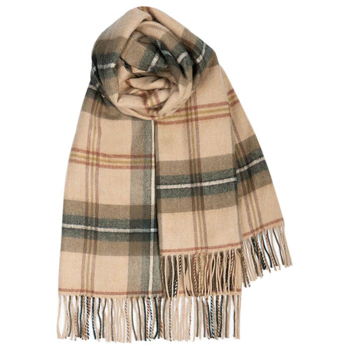 Bobbie Saskatchewan Weathered Canadian Tartan Lambswool Stole