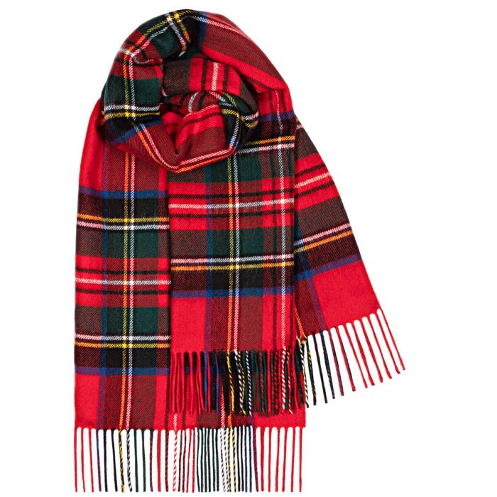 Bobbie Stewart Royal Modern Tartan Lambswool Stole