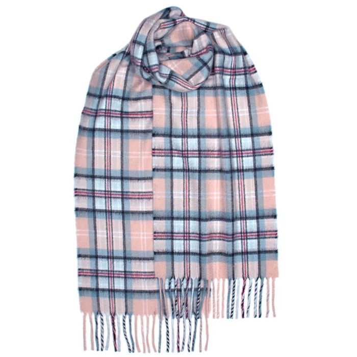 Diana, Princess of Wales Memorial Rose Tartan Cashmere Scarf