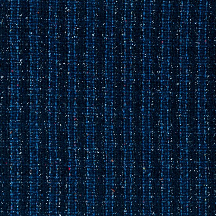 Donegal /Slub Coating Blue Striped Tweed Fabric Sample