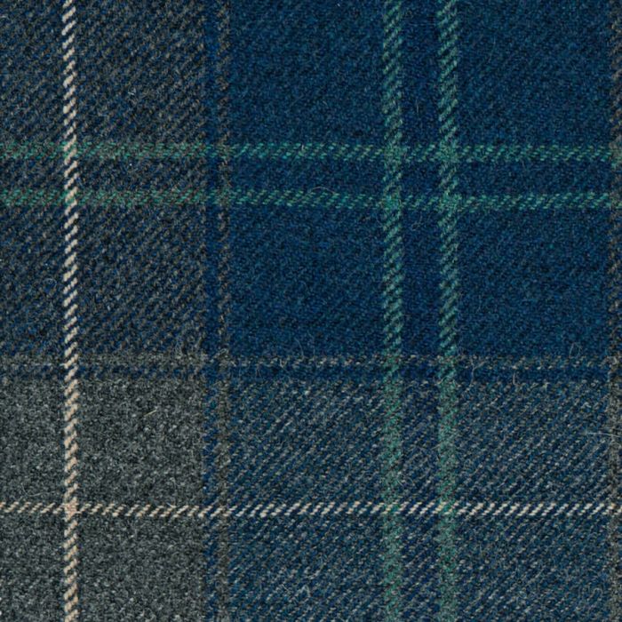 Patriot Teviot Tartan Waverley Medium Weight Tweed Fabric