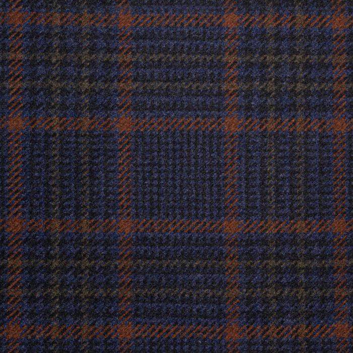 Bracken Country Glen Check Heavyweight Wool Fabric