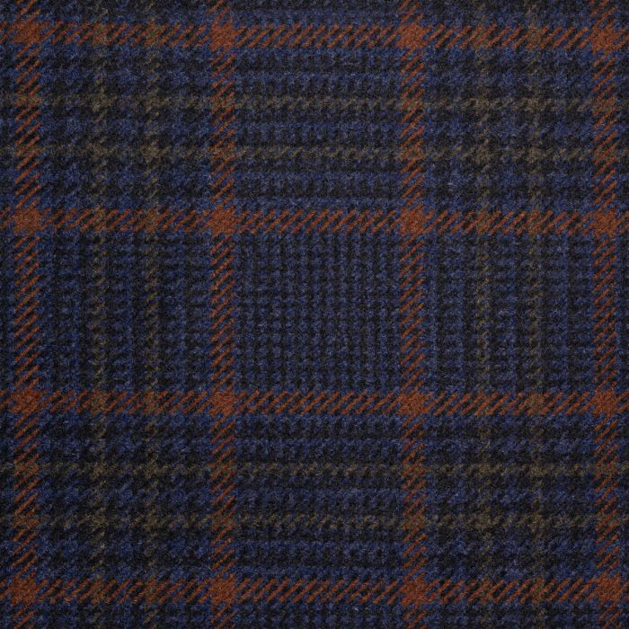 Bracken Country Glen Check Heavyweight Wool Fabric Sample