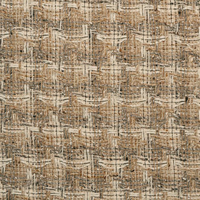 Camel & Cream Multi Wool Tweed Fabric