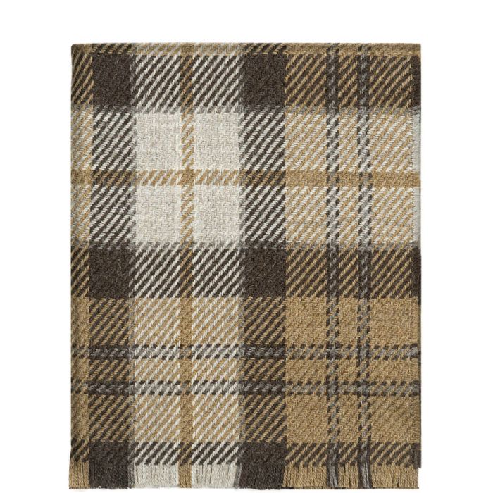 Bracken British Wool Lochaber Pearl Blanket