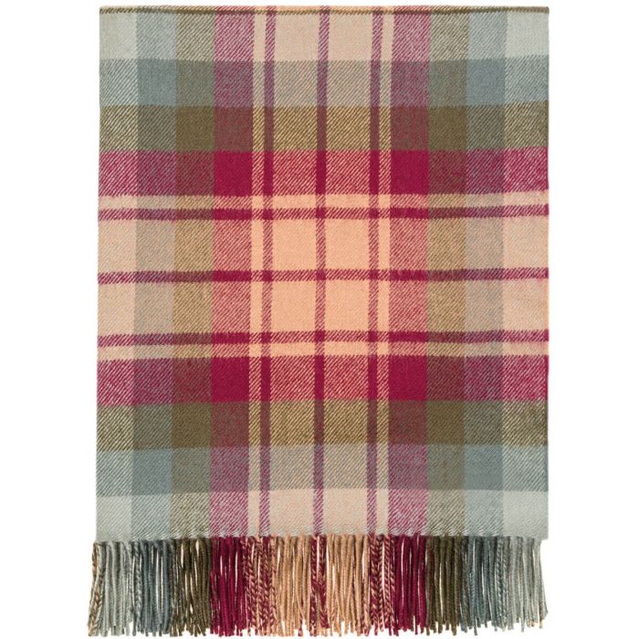 Auld Scotland Tartan Lambswool Blanket