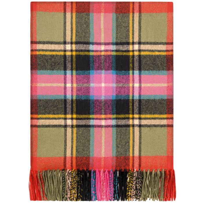 Bruce of Kinnaird Ancient Tartan Lambswool Blanket